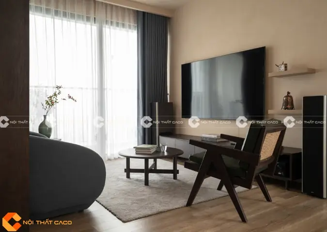 Thiết Kế Nội Thất Phòng Khách Với Tủ Tivi Hiện Đại Sang Trọng