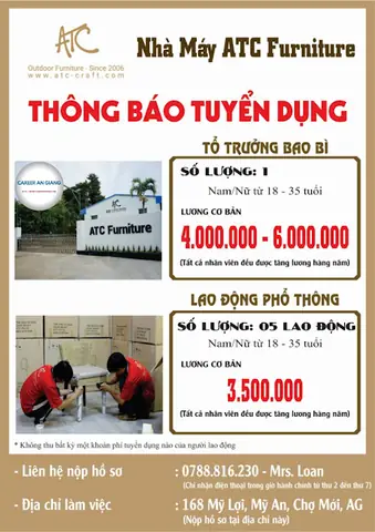 Công Ty Nội Thất Aah Tuyển Dụng: Có Gì Hấp Dẫn Cho Ứng Viên?