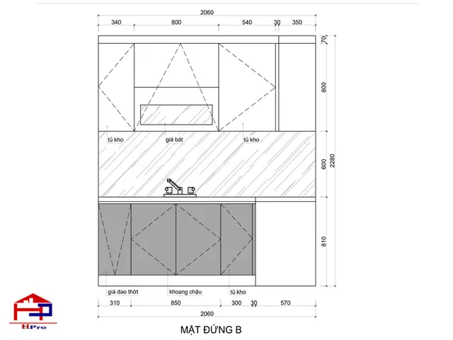 Ý Tưởng Thiết Kế Tủ Bếp Acrylic Tbac43 Nhà Chị Hương - Nguyễn Văn Cừ, Long Biên, Hn