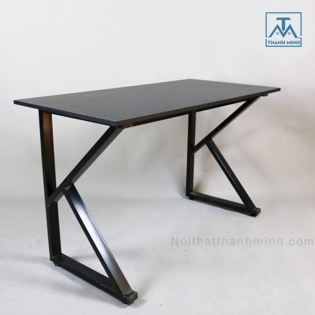 Bàn gamming chữ K full đen