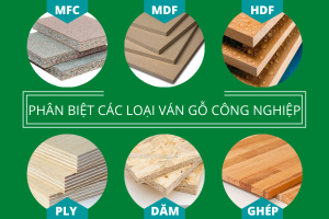 Phân Biệt Các Loại Gỗ Công Nghiệp Sử Dụng Trong Nội Thất Văn Phòng